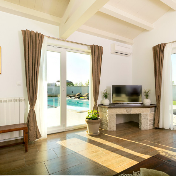 Living room, Villa Medaki, Villa Medaki - Luxury holiday home with sauna and fitness in Istria - Croatia Pula